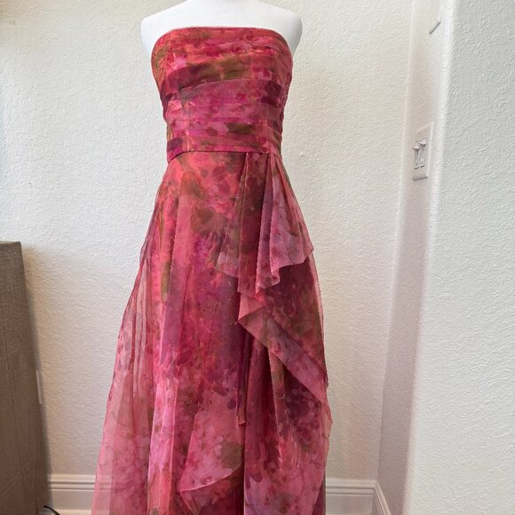 Theia Teresa Women's Draped Gown Size 4 - Picture 1 of 8